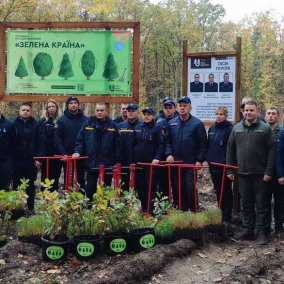 В Житомирской области высадили лес в память о погибших спасателях