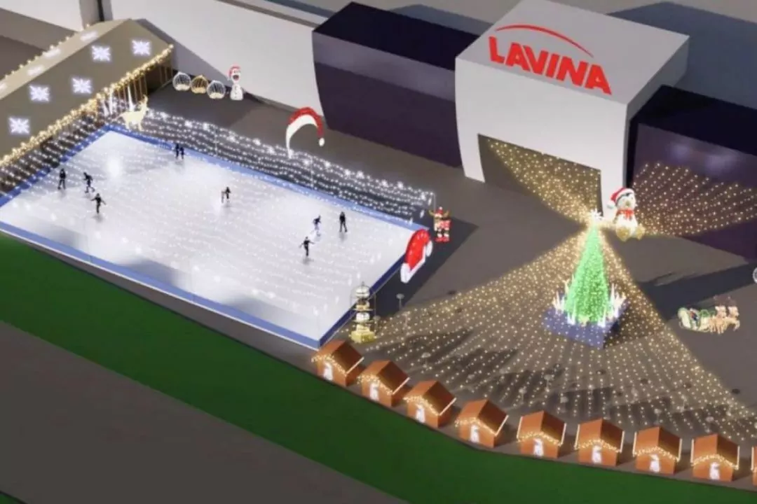 Возле ТРЦ Lavina Mall обустроят новогоднюю ярмарку и каток