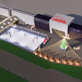 Возле ТРЦ Lavina Mall обустроят новогоднюю ярмарку и каток