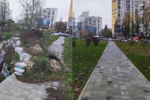 У парку &laquo;Кіото&raquo; прибрали оборонні споруди: як він тепер виглядає