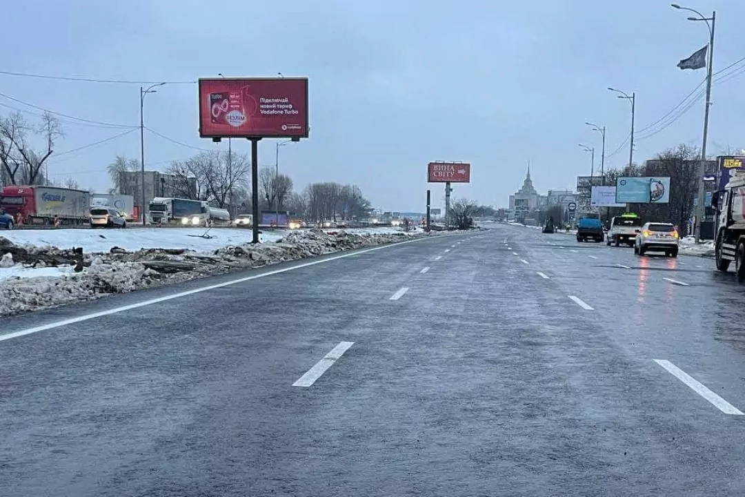 У Києві відновили рух ще однією ділянкою Кільцевої дороги