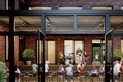 На Київщині модернізують школу, пошкоджену під час війни: Дивіться, як вона виглядатиме