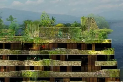 В Еквадорі будують житловий комплекс з вертикальними садами: візуалізації