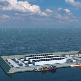 Дания планирует построить в Северном море «энергетический остров» с ветрогенераторами
