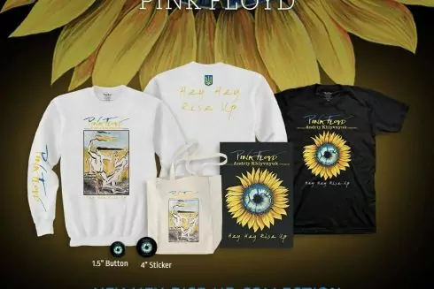 Группа Pink Floyd выпустила благотворительный мерч в поддержку Украины