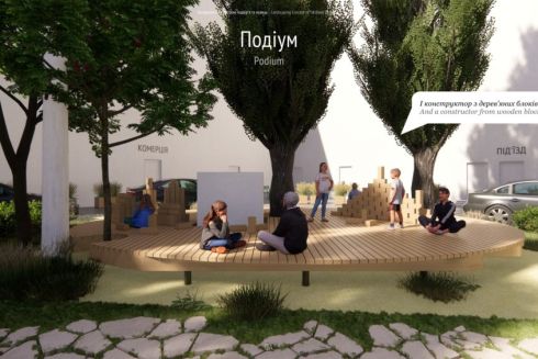 «Подільський дворик» представил концепцию развития уличного пространства на пересечении Ярославской и Волошской
