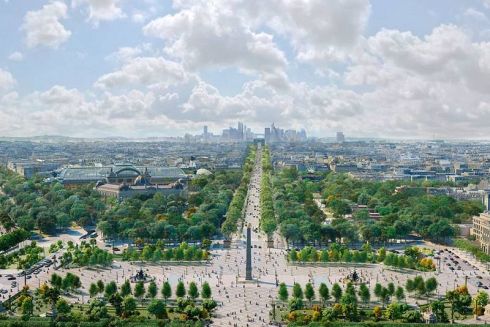Єлисейські поля в Парижі планують перетворити на сад до 2030 року: відео