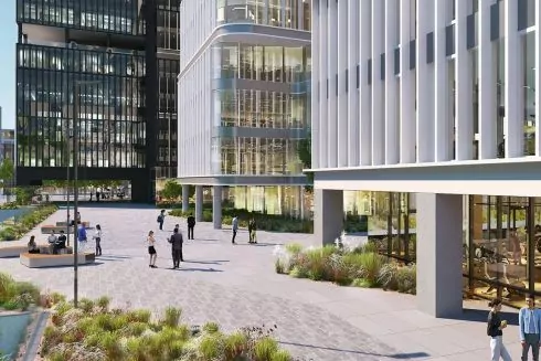 Бізнес-парк на Жилянській проєктуватимуть нідерландські бюро MVRDV і Orange Architects