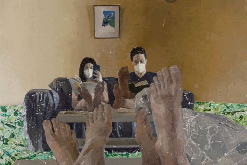 Украинская художница создала экспозицию о жизни во время карантина