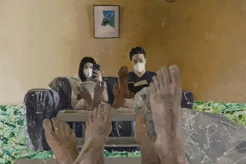 Українська художниця створила експозицію про життя під час карантину