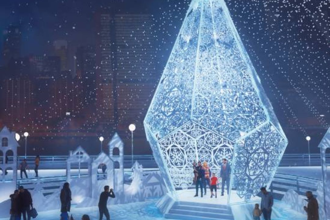 На левом берегу Киева откроется каток площадью 1600 м²