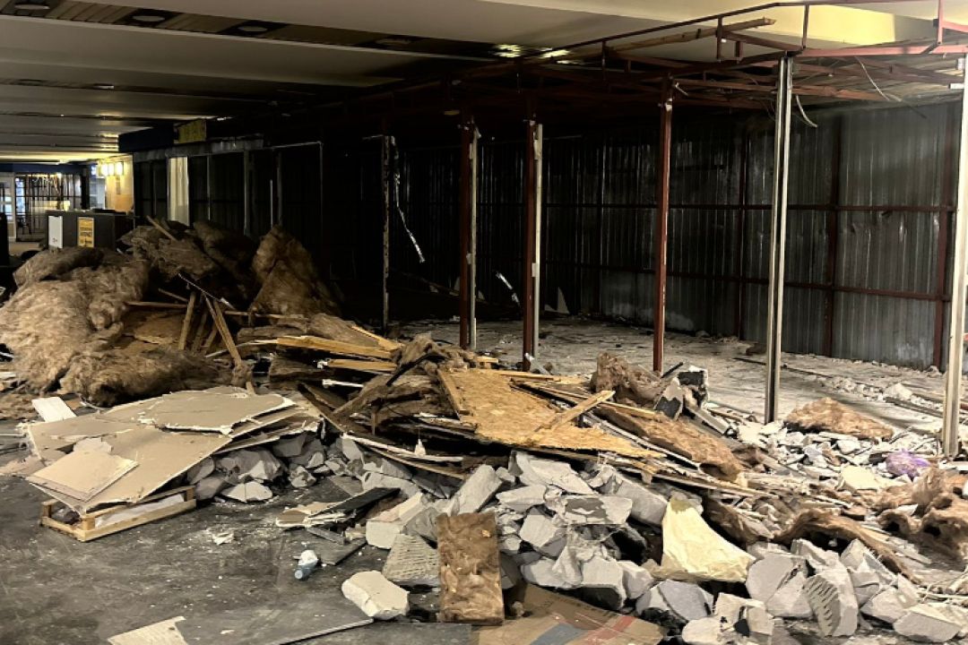 У підземному переході біля залізничного вокзалу знесли МАФИ