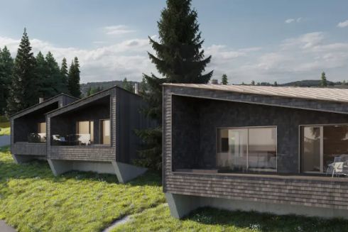 Дивіться, який котеджний комплекс почали будувати у Карпатах