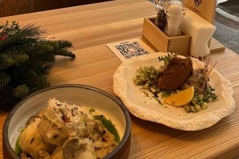 На Бессарабской площади открылся ресторан "Галушка": с блюдами полтавской кухни