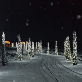 В "Добропарке" начался зимний сезон со сказочными героями и инсталляциями