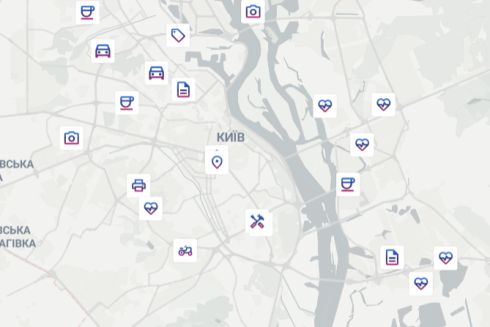 В Україні з'явилася інтерактивна мапа ветеранських бізнесів