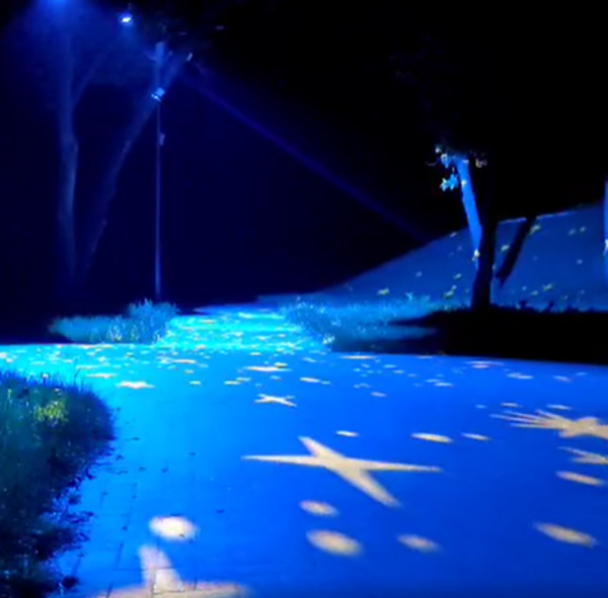 Аллею парка "Прибрежный" вечером будут подсвечивать звездами