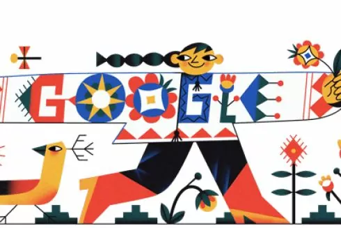 Google випустив дудл до Дня вишиванки