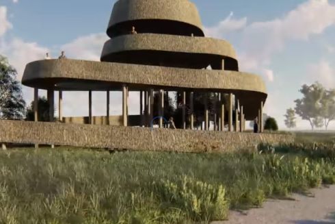 В экопарке на Осокорках может появиться публичное пространство: визуализации