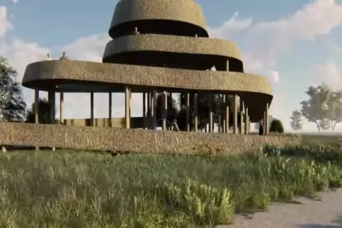 В экопарке на Осокорках может появиться публичное пространство: визуализации