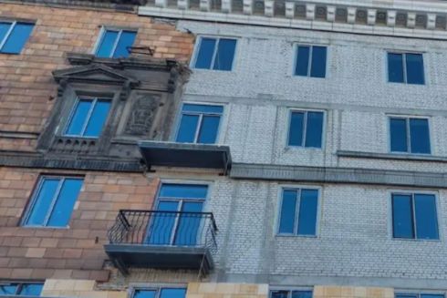 У Запоріжжі відновлюють пам'ятку архітектури, в яку влучила російська ракета