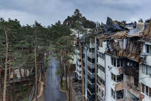 Украинцы создали проект с панорамными фото из разрушенных городов Киевщины