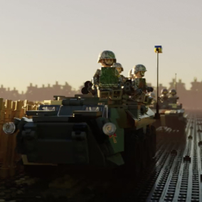 Видео. Ритейлер LEGO создал ролик-поздравление Украины с Днем Независимости
