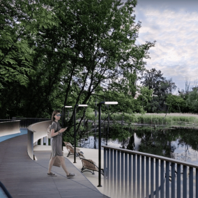 На Совських ставках облаштують парк замість забудови. Активісти презентували візуалізації