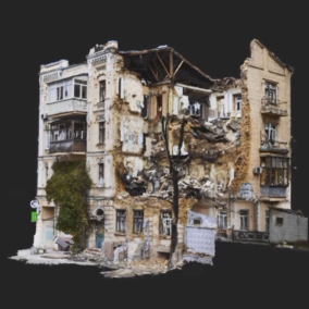 Видео. Киевский архитектор создает 3D-модели разрушенных исторических зданий