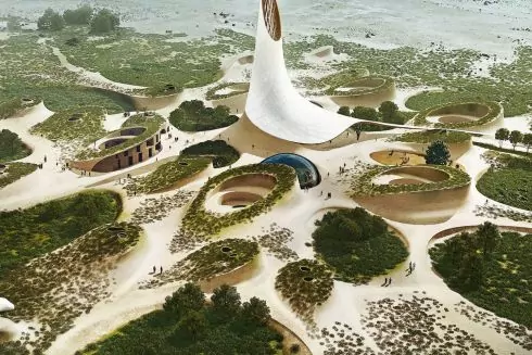 Burning man откроет постоянное творческое пространство. Смотрите, как оно может выглядеть