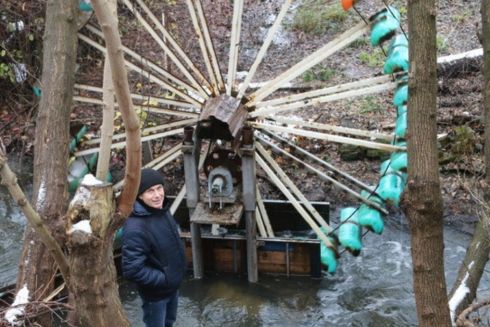 Винничанин построил собственную мини-ГЭС на случай блекаута
