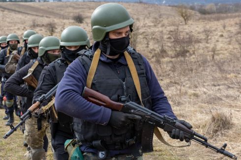 В Киеве сформировали отдельный стрелковый батальон