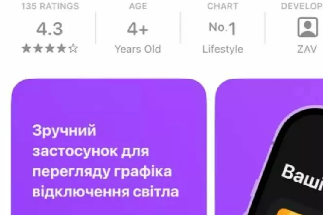 Для киян створили спеціальний застосунок з графіком відключення світла
