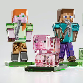 Swarovski випустила колекцію кришталевих фігурок Minecraft