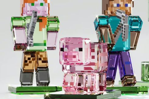 Swarovski випустила колекцію кришталевих фігурок Minecraft