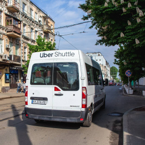Uber Shuttle в Киеве возобновляет работу. Сервис вводит новую функцию гарантированной поездки
