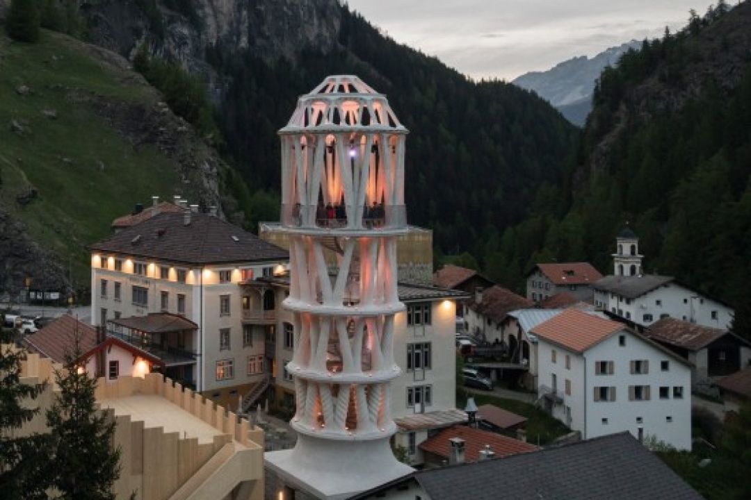 У Швейцарії встановили найвищу у світі 3D-друковану вежу: фото