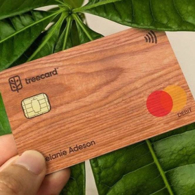 Британский стартап создал деревянную платежную карту. Часть прибыли пойдет на восстановление лесов