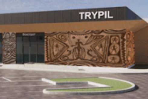 На фасаді ТЦ "Трипіль", що під Києвом, створять мозаїку, натхненну трипільською культурою