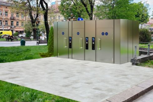 В центре Львова установят новые модульные уборные с оплатой картой