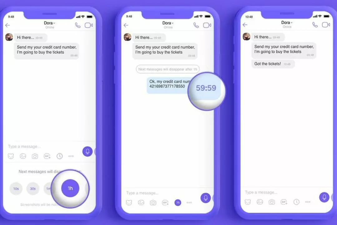 Повідомлення, що зникають: у Viber з'явилася нова функція