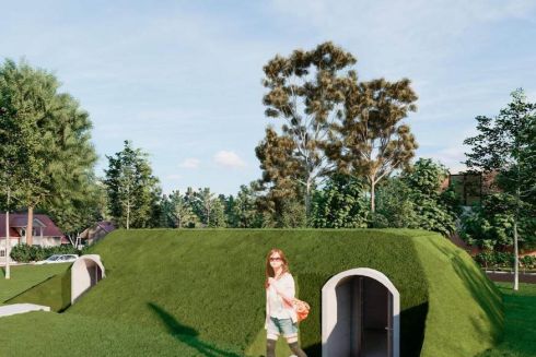 Архітектори на Львівщині створили концепцію укриттів у вигляді будинків гобітів