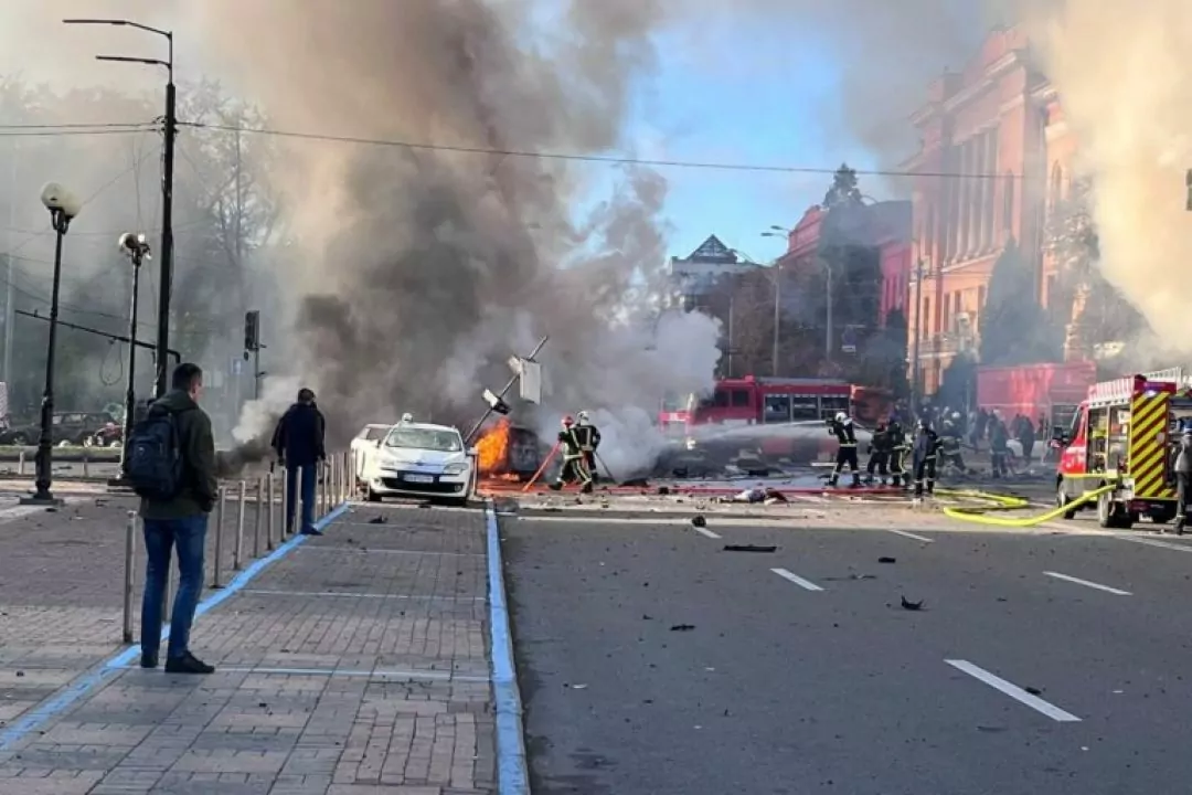 Турция поможет восстановить поврежденный в результате обстрелов корпус КНУ имени Шевченко