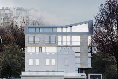 Во Львове хотят интегрировать фасад исторического здания в новостройку. Как это будет выглядеть