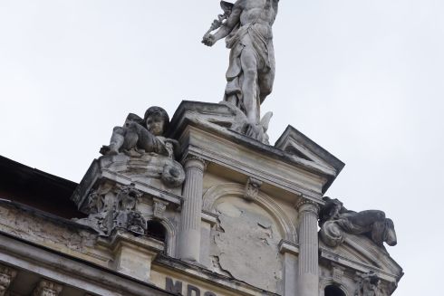 Будинок із Меркурієм у Львові стане артцентром — там триває виставка Олега Тістола