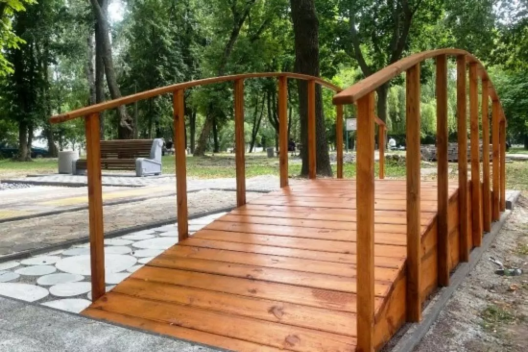 В Киеве обустроили тренировочну площадку для людей с травмами ног и ампутациями
