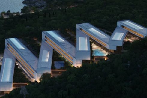 В Албанії збудували курорт у формі зигзага, який повторює природний рельєф: фото